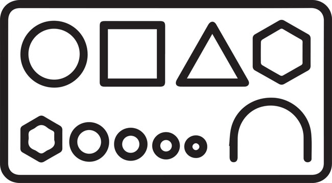 Premium drafting stencil with precision-cut geometric cutouts for architectural blueprint design, engineering schematics, industrial layout planning, CAD drafting templates, DIY home