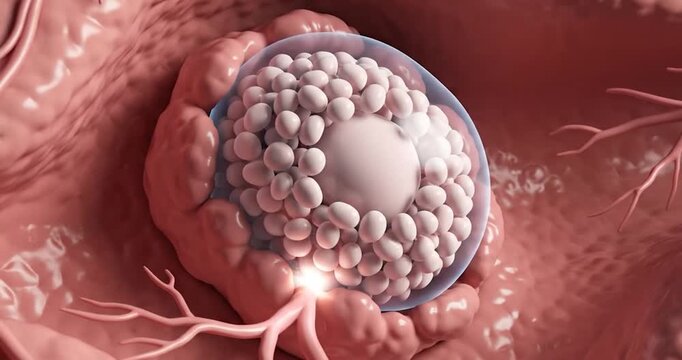 3D Animation of Human Ovulation Process and Ovarian Follicle Development