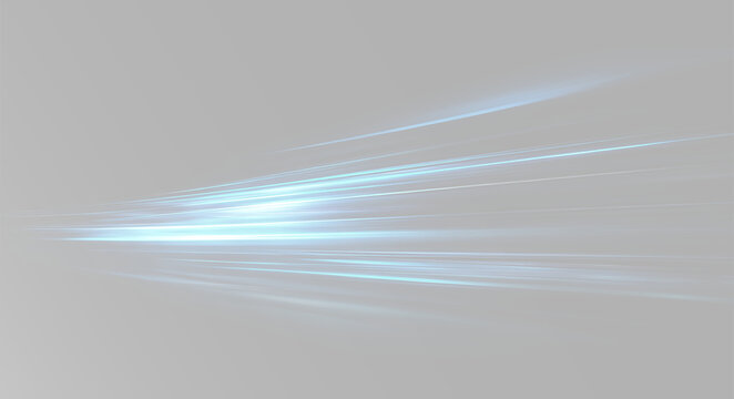 Motion blur speed lines blue overlay track png