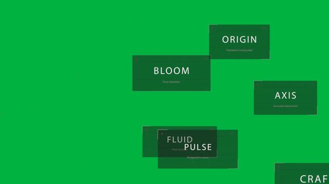 Top hex popping starting nodes linking, cards sliding, BLOOM growing, showing UI transparent