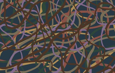 Abstract image for printing. Picture for modern interiors. The picture is painted by hand on a tablet. © neurostructure