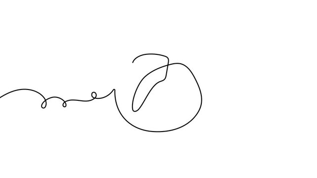 Continuous one line cat drawing art outline illustration draw paw. Cat drawing one line pet animal heart single kitten silhouette simple poster lineart footprint abstract print logo vector veterinary.