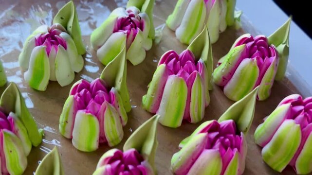 Realistic Zephyr Tulips: Handmade Marshmallow