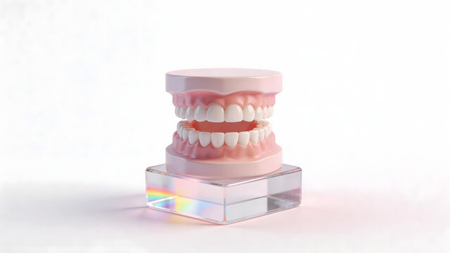 Dental model of human teeth