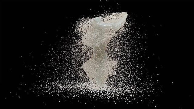 Character Milk splash in slow motion. 3D animation of white and brown liquid cream drops splash isolated on brown. Alpha matte included for compositing. 4K bright white and dark design element
