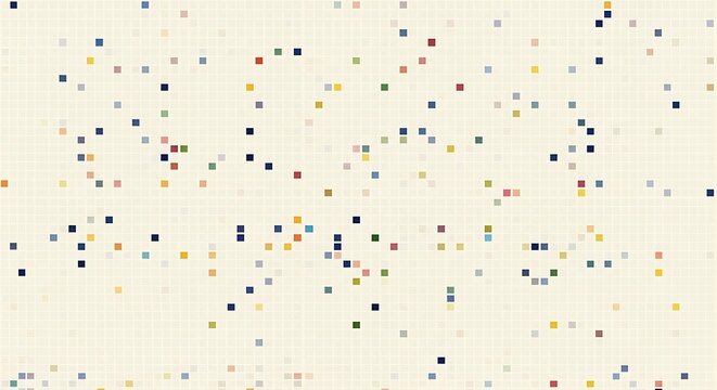 Colorful Abstract Pixel Art Design Pattern