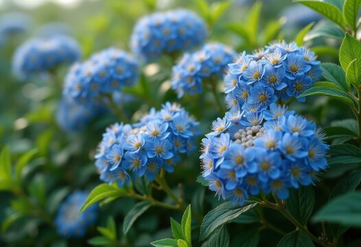 Elder Flower Hedge Herbaceous Greenery Flat-Topped Clustered Blossoms Dense Growth
