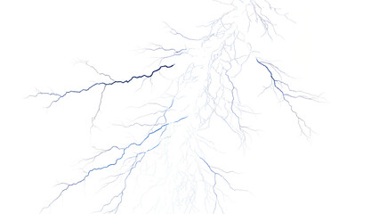Fototapeta premium lightning isolated on transparent background