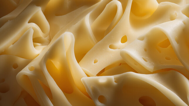 cheese texture close-up with soft diffused light
