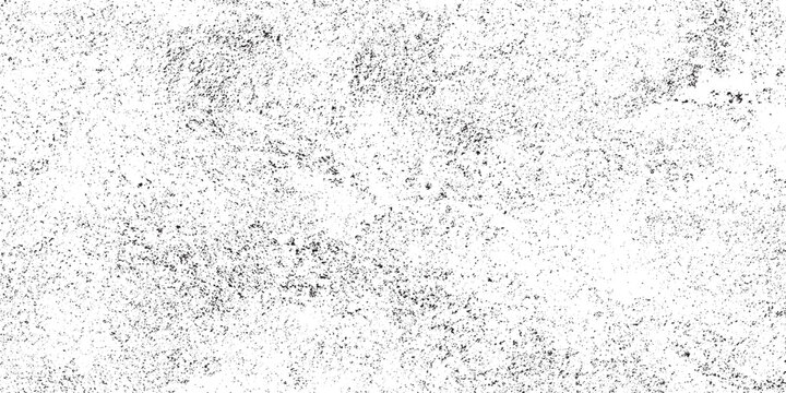 Abstract vector noise. Small particles of debris and dust. Distressed uneven background. Grunge texture overlay with fine grains isolated on white background. Vector illustration. EPS10.