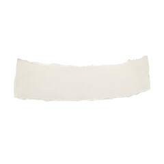 Obraz premium A beige colored torn paper strip.