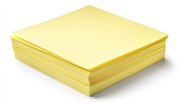 Yellow Post-it Notes Stack