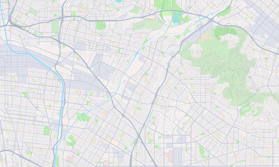 Pico Rivera California map © Ben