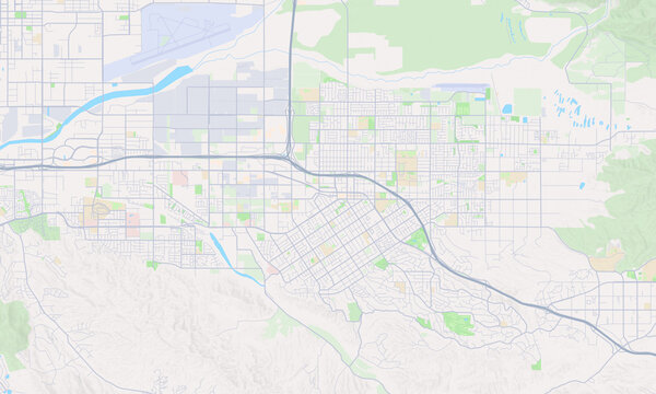 Redlands California map