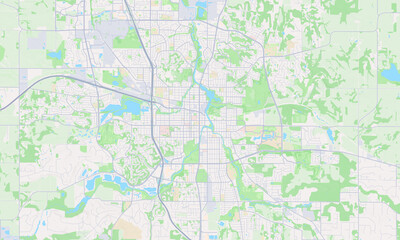 Fototapeta premium Rochester Minnesota map