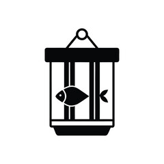Fish Trap Icon Vector Illustration For Aquaculture And Seafood Industry © Brisy Gayen