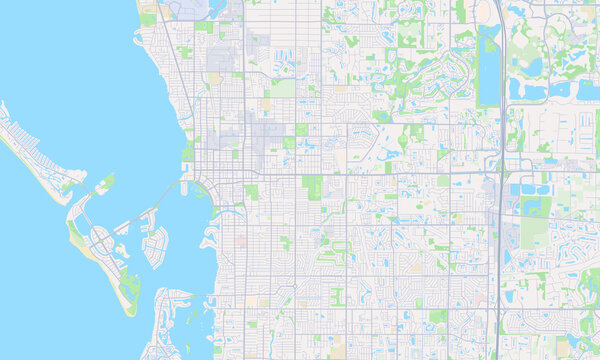 Sarasota Florida map