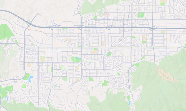 Simi Valley California map