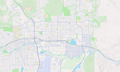 Naklejka premium Sparks Nevada map