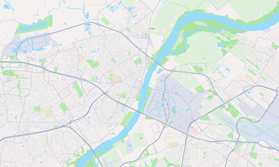 Fototapeta premium St. Charles Missouri map