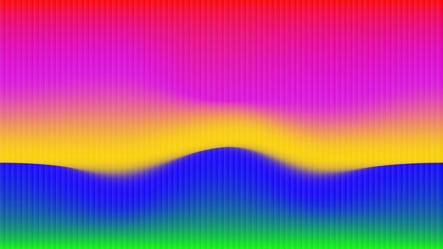 Rainbow Gradient Waves on Corrugated Background image