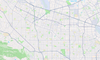 Fototapeta premium Sunnyvale California map