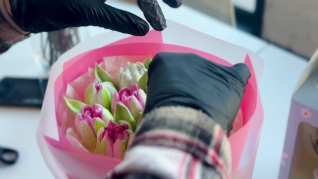 Realistic Zephyr Tulips: Edible Spring Bouquet