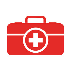Fototapeta premium World Red Cross Day First Aid Kit Flat Vector