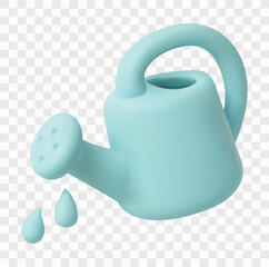 Spring Vector Icon Set   3D icon set   Watering Can  © Dian