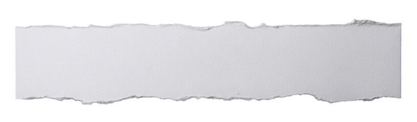 Obraz premium Horizontal Torn Paper Strip PNG Transparent Background Ripped Texture Isolated Design Overlay