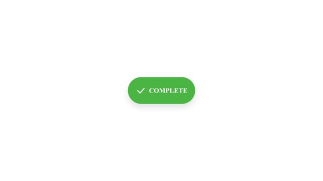 Modern 4K Minimalist Payment Button Animation with Biometric Face ID Authentication and Success Confirmation UI