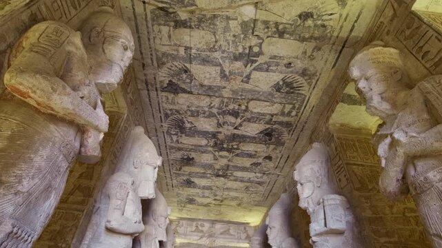 Abu Simbel ancient egyptian temple. Egypt.