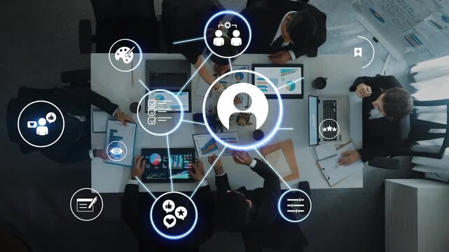 Personalization icons showing customization, user profile and experience design for personal service, customer journey and adaptive digital interaction. Funnel