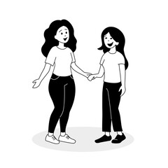Two women bonding, showing positive emotions, connection and friendly support. Charity trust fund, mother and daughter communication, volunteering. Suitable for topics of friendship, mentoring, teamwo