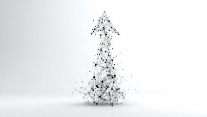 Obraz premium Abstract Upward Arrow