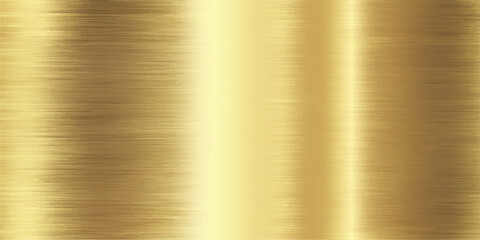 Striking Metallic Gold Texture background. The image showcases a highly detailed and opulent brushed gold texture. Its polished surface captures and reflects light. © NOT BAD