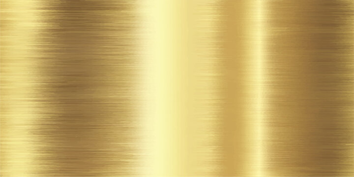 Striking Metallic Gold Texture background. The image showcases a highly detailed and opulent brushed gold texture. Its polished surface captures and reflects light.