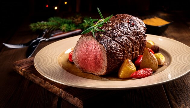 roasted beef of bottom round
