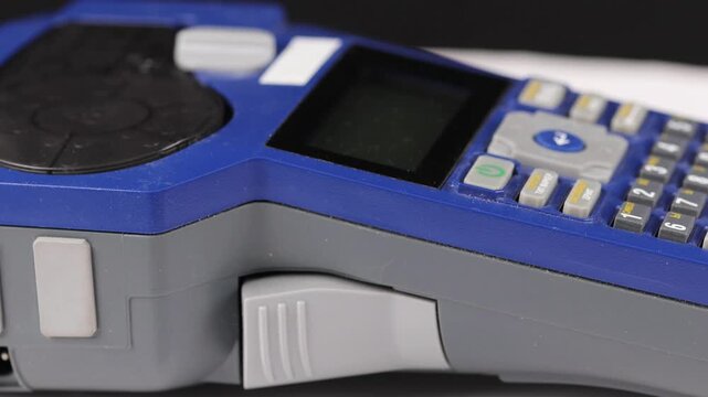 Thermal printing printer. It is used for marking in the electrical control panel. 