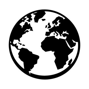 PNG Minimalist black globe illustration