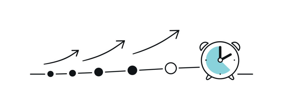 Connection retry backoff and increasing delay between repeated failed requests in unstable network systems, a simple sequence of dots spaced further