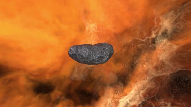 宇宙空間　3DCGレンダリング