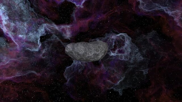 宇宙空間　3DCGレンダリング