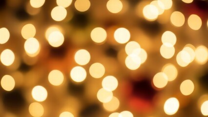 Obraz premium Golden Glow of Celebration: Soft focus on the shimmering lights of a festive celebration, embodying warmth and happiness.