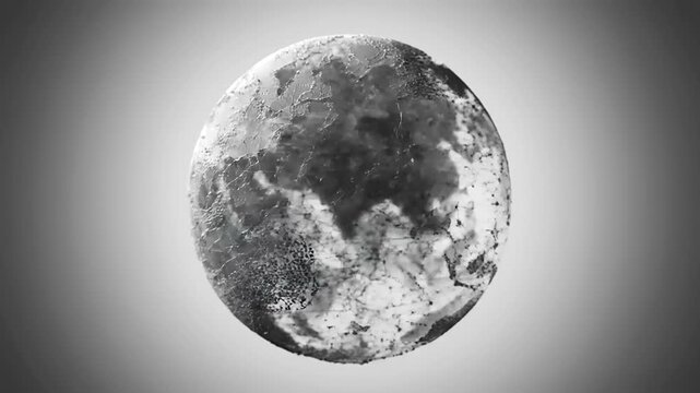 Black and white moon phases.