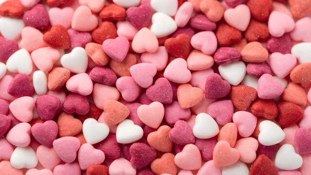 Romantic Heart Background for Valentine Theme