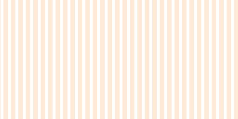 Obraz premium Very light peach seamless vertical stripes pattern. Subtle minimalist geometric line texture for clean professional backgrounds and elegant digital accents.