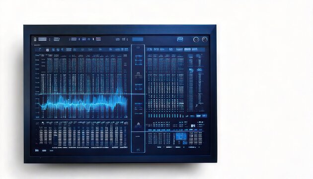 Digital Audio Workstation Displaying Audio Waveform and Mixer Interface.