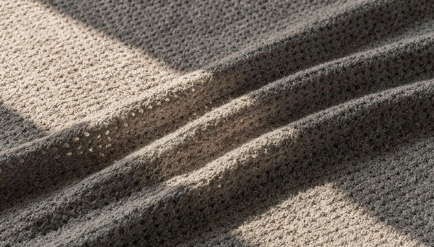 Medium shot of loopback knit fabric with a smooth surface perfect for casual hooded apparel emphasizing breathability and comfort.