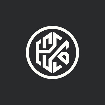 Monogram Logo Design of Letters H, E, K, S Intertwined.
